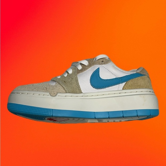 NIB NIKE AIR JORDAN 1 ELEVATE LOW WHITE AND BLUE! - Picture 3 of 6